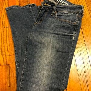 BULL HEAD topanga skinny crop blue Jean/denim sz 1
